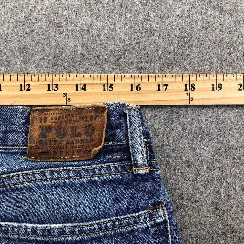 Polo Ralph Lauren Jeans Mens 31x32 Blue Medium Wash Slim Straight Denim & Supply